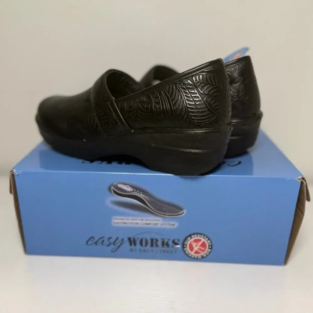 Easy Works by Easy Street Lyndee Women's Work Shoes Size 8.5 NIB